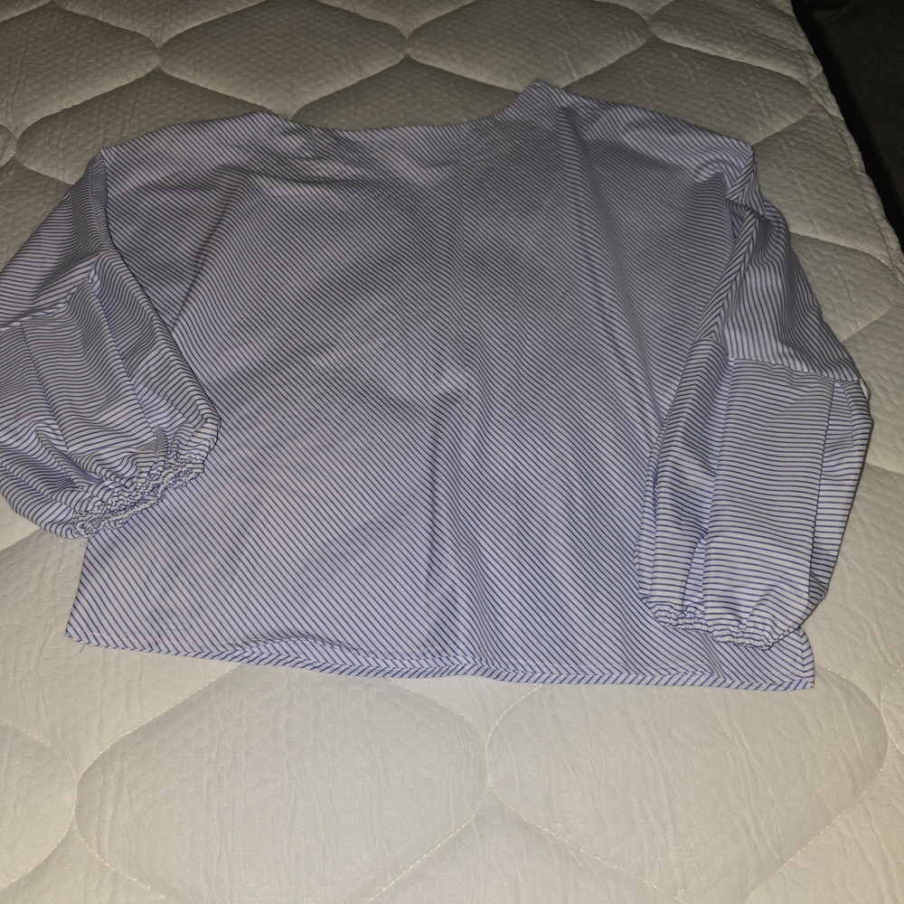 Men's Blue Striped Shirt